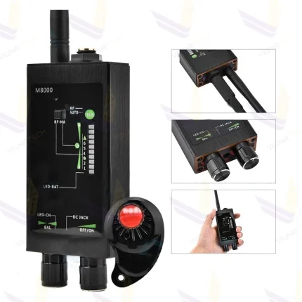 آشکارساز دوربین، GPS و فرکانس یاب مدل M8000 - ویوناتک