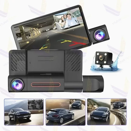 دوربین ثبت وقایع خودرو 3 لنز مدل XH208 - ویوناتک