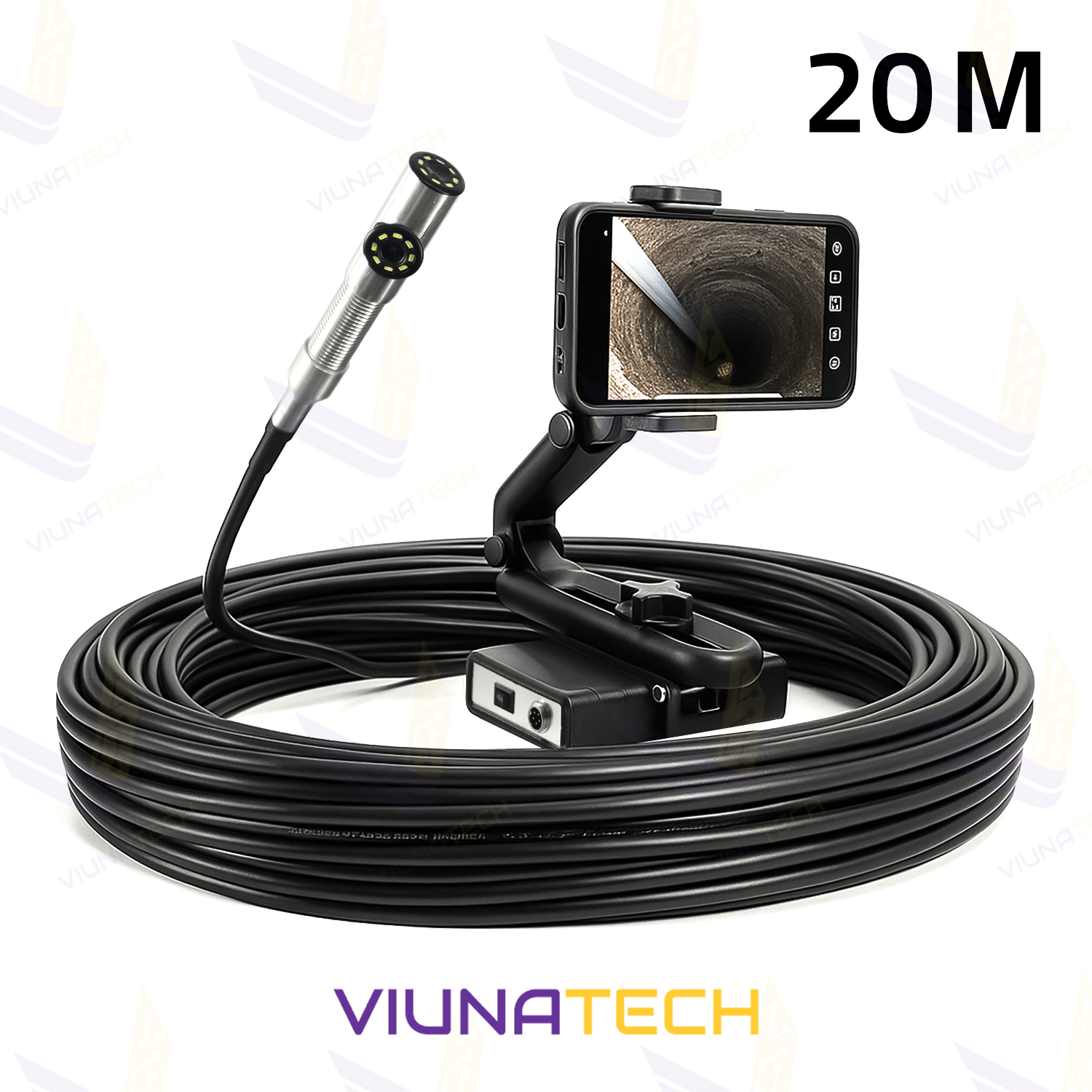 دوربین آندوسکوپی صنعتی شلنگی و بازرسی چاه و لوله 2 لنز 20 متری - ویوناتک دوربین آندوسکوپی صنعتی شلنگی و بازرسی چاه و لوله 2 لنز 20 متری - ویوناتک