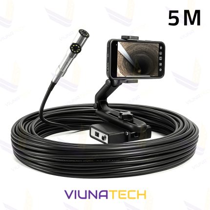 دوربین آندوسکوپی صنعتی شلنگی و بازرسی چاه و لوله 2 لنز 5 متری - ویوناتک