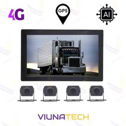 پک 4 کانال دوربین ثبت وقایع خودرو و ماشین سنگین مدل C10-GPS با قابلیت انتقال تصویر از راه دور